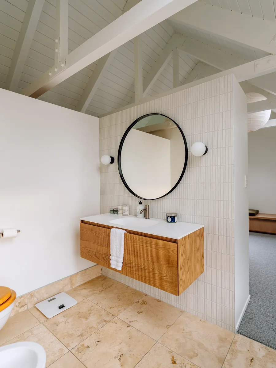 Vanity in the upstairs bathroom
